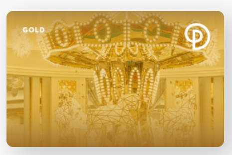 ウォーカーヒルカジノ：リワーズカード（会員カード）：GOLD(ゴールド)