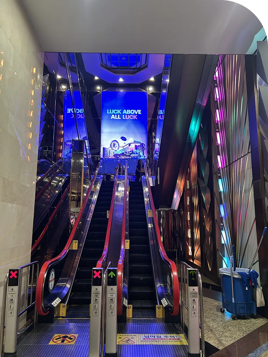 セブンラック 江南COEX カジノのゲームフロア