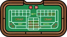 韓国カジノのクラップスゲームアイコン