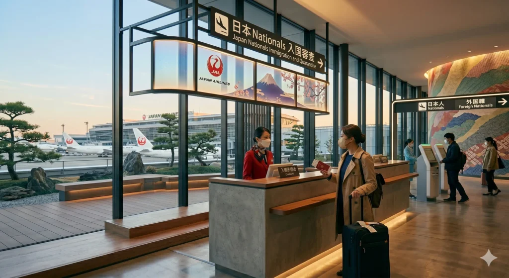 日本入国時のイメージ画像