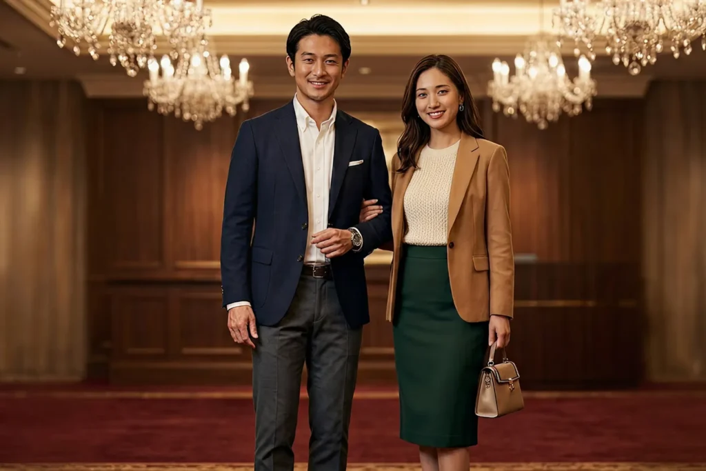 スマートカジュアルな服装のイメージ