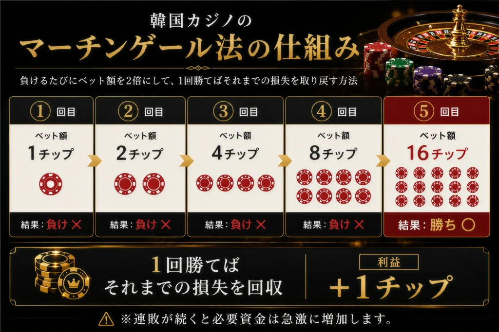 マーチンゲールの仕組み