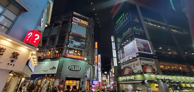 韓国(ソウル)の街並み