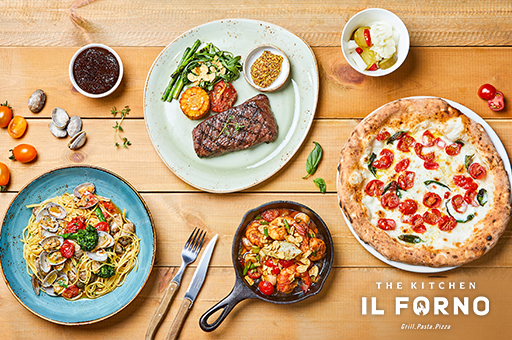 パラダイスシティのレストラン「IL FORNO」の料理